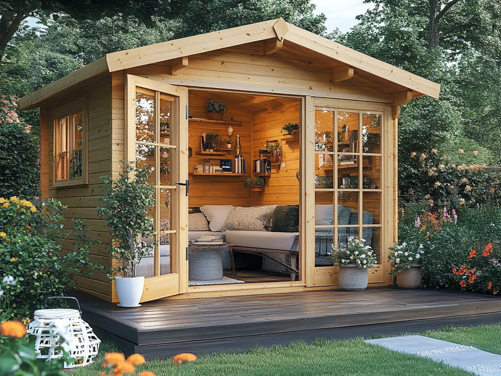 Tiny House - Modulhus - Minihus - Containerhus, Prefabricerat Hus - 50 m² - Energieffektiv - SIP-Modell