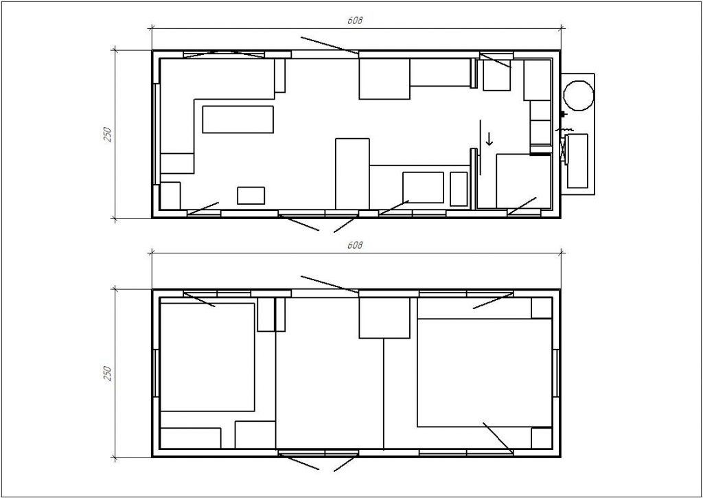 Tiny House, Containerhus, Modulhus, Minihus - French Kiss