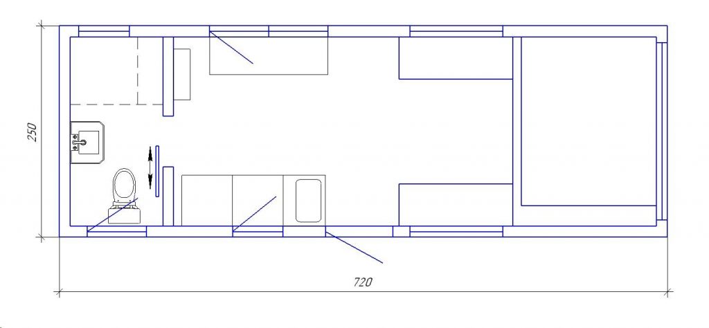 Tiny House, Container House, Module House, Mini House, 24 m2 - Eco Dream Model