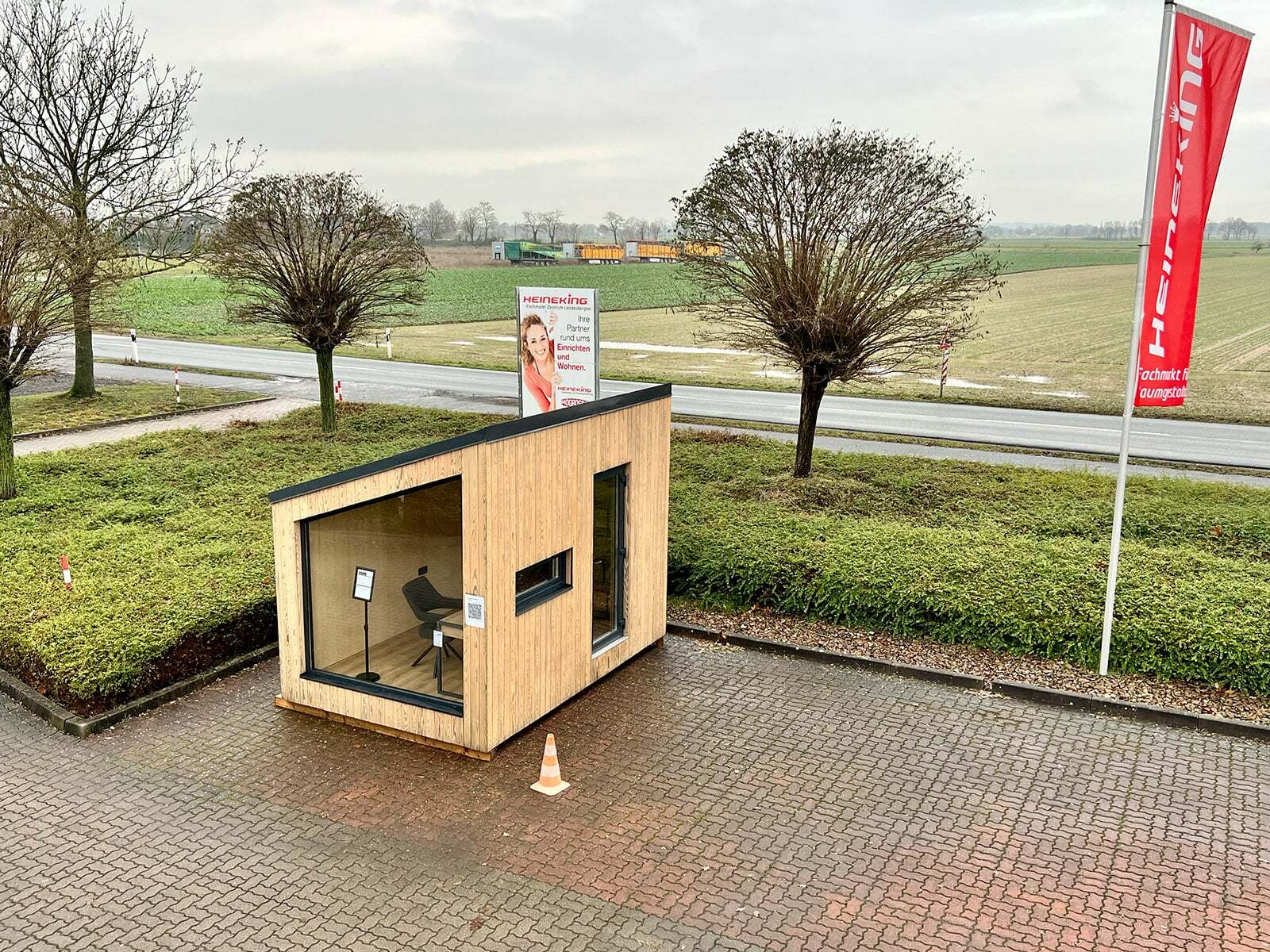 Tiny House - Modulhus - Minihus - Containerhus - Trädgårdshus, 6,72 m² - Cube Modell