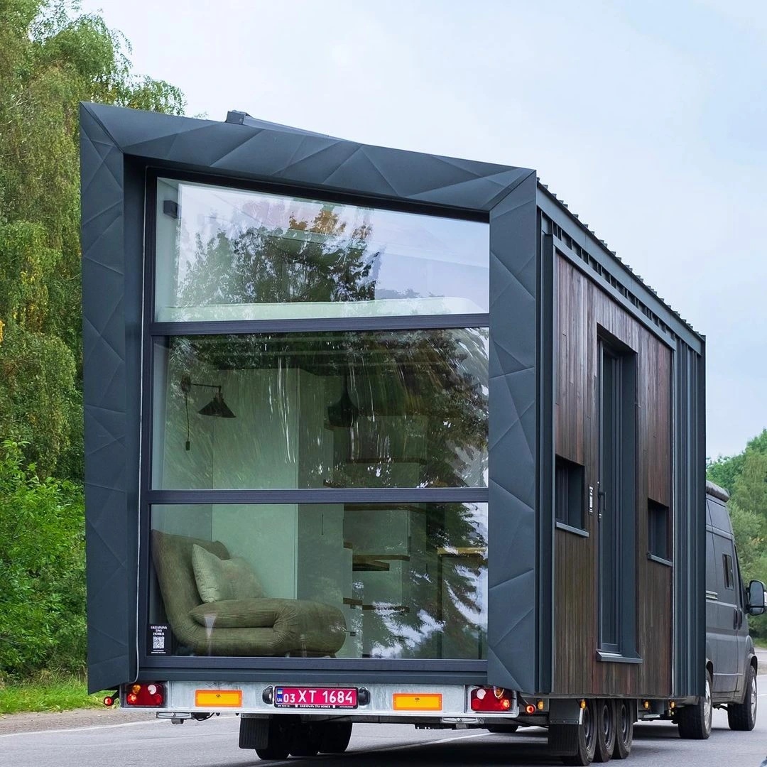 Tiny House, Containerhus, Modulhus, Minihus, 21,78 m² , två våningar - Modell G Tiny House, Containerhus, Modulhus, Minihus, 21,78 m² , två våningar - Modell G