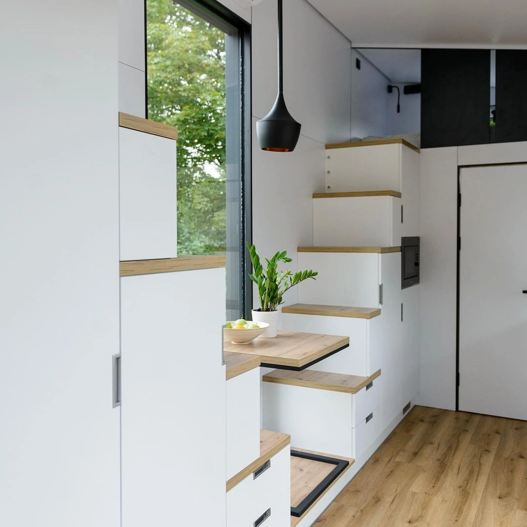 Tiny House, Containerhus, Modulhus, Minihus, 21,78 m² , två våningar - Modell G Tiny House, Containerhus, Modulhus, Minihus, 21,78 m² , två våningar - Modell G