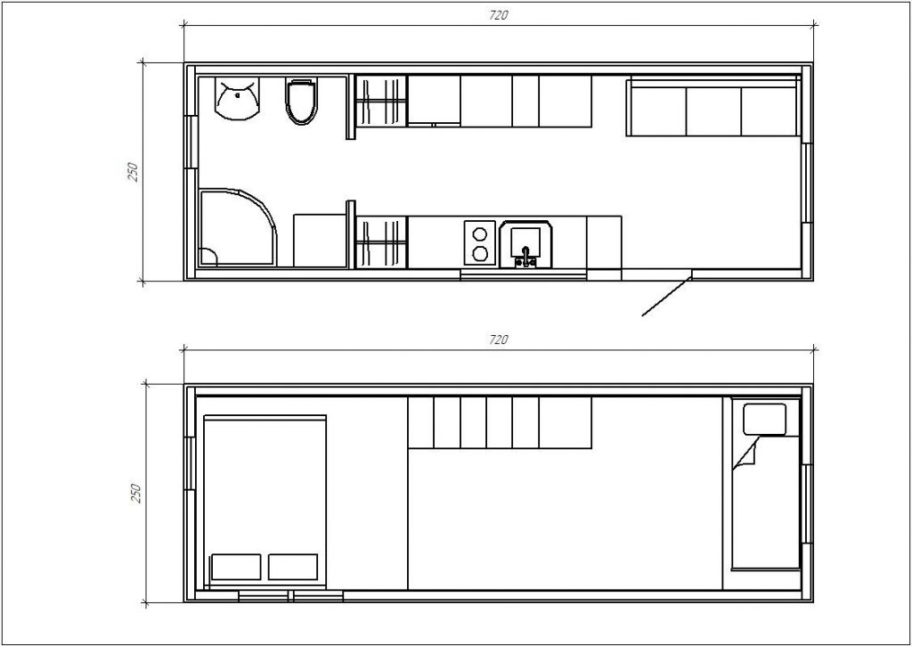 Tiny House, Container House, Module House, Mini House, 18 m2- Wonderland Model
