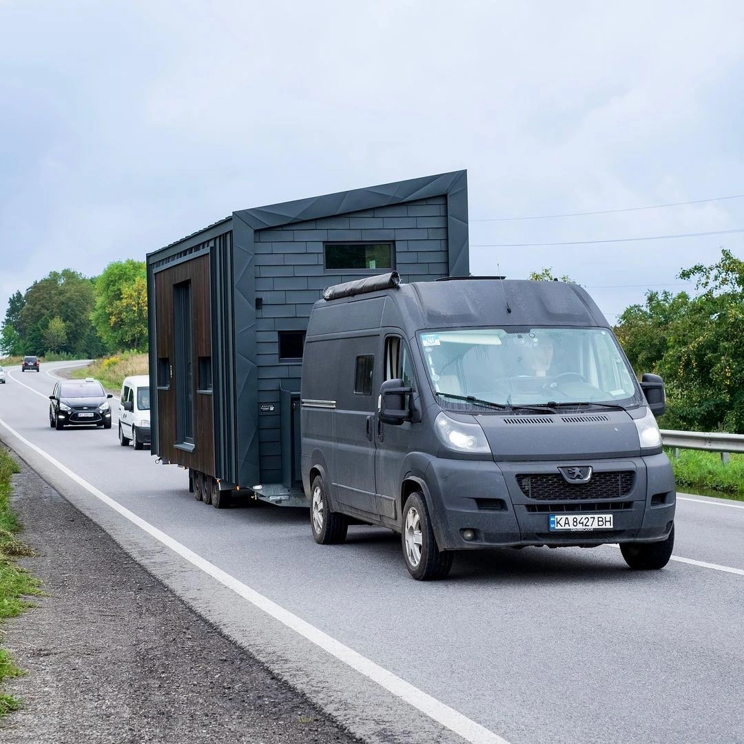 Tiny House, Containerhus, Modulhus, Minihus, 21,78 m² , två våningar - Modell G Tiny House, Containerhus, Modulhus, Minihus, 21,78 m² , två våningar - Modell G